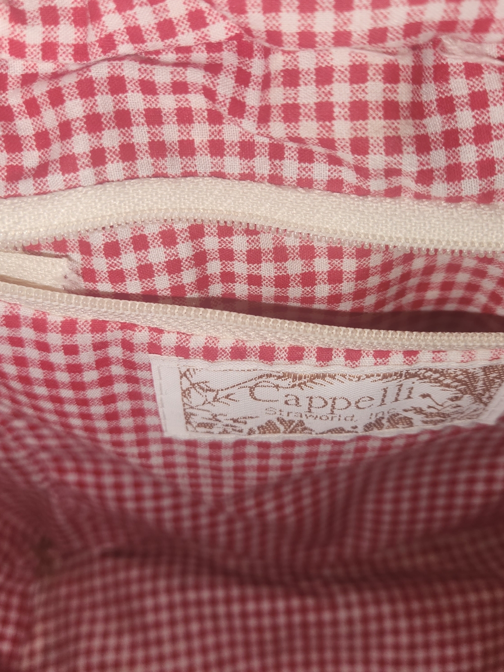 Capelli of New York Pink Gingham Tote Bag